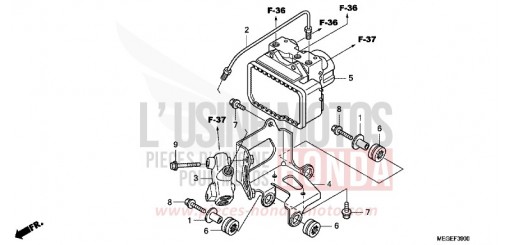 MODULATEUR ABS VT750CSA de 2010
